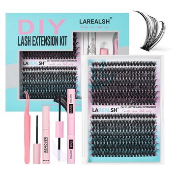 280pcs 40D Lash Cluster DIY Eyelash Extension Kit