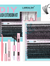 280pcs 40D+50D Lash Cluster DIY Eyelash Extension Kit