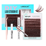 Brown 60D Cluster Lashes Kit