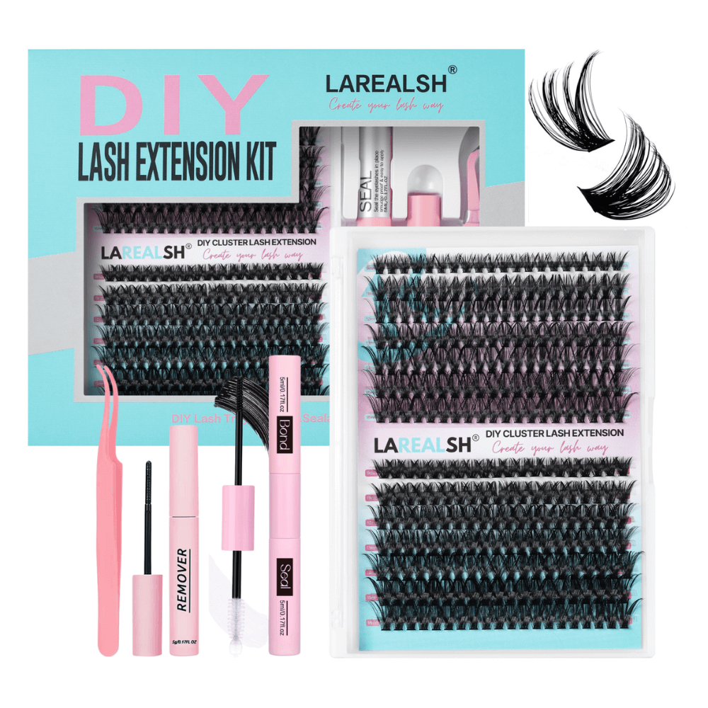 280pcs 80D+100D Lash Cluster DIY Eyelash Extension Kit