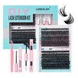 280pcs 80D+100D Lash Cluster DIY Eyelash Extension Kit