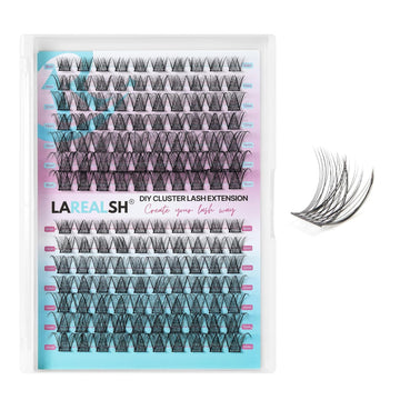 Aurora 140pcs Natural Cluster Lash Extension 8-16mm Mixed