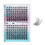 Aurora 140pcs Natural Cluster Lash Extension 8-16mm Mixed