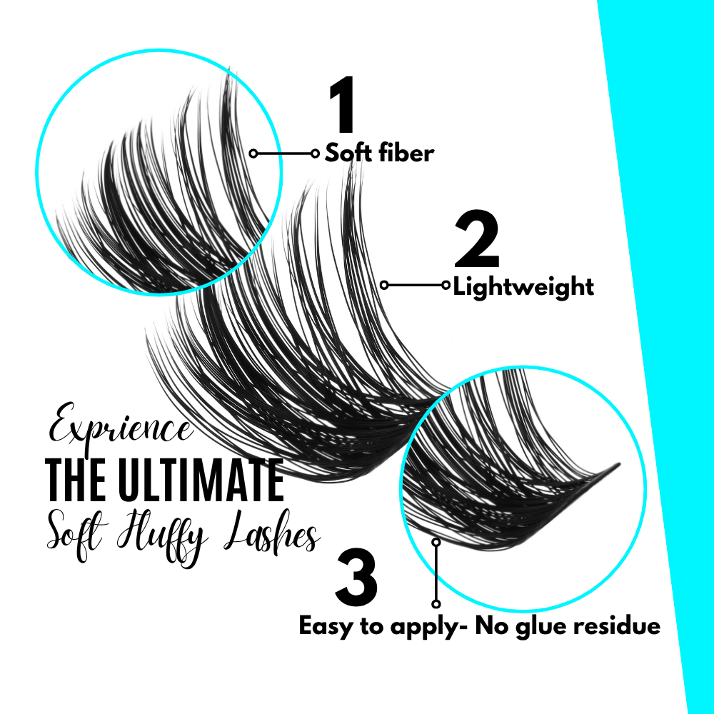Glam Volume Cluster Lashes 168Pcs