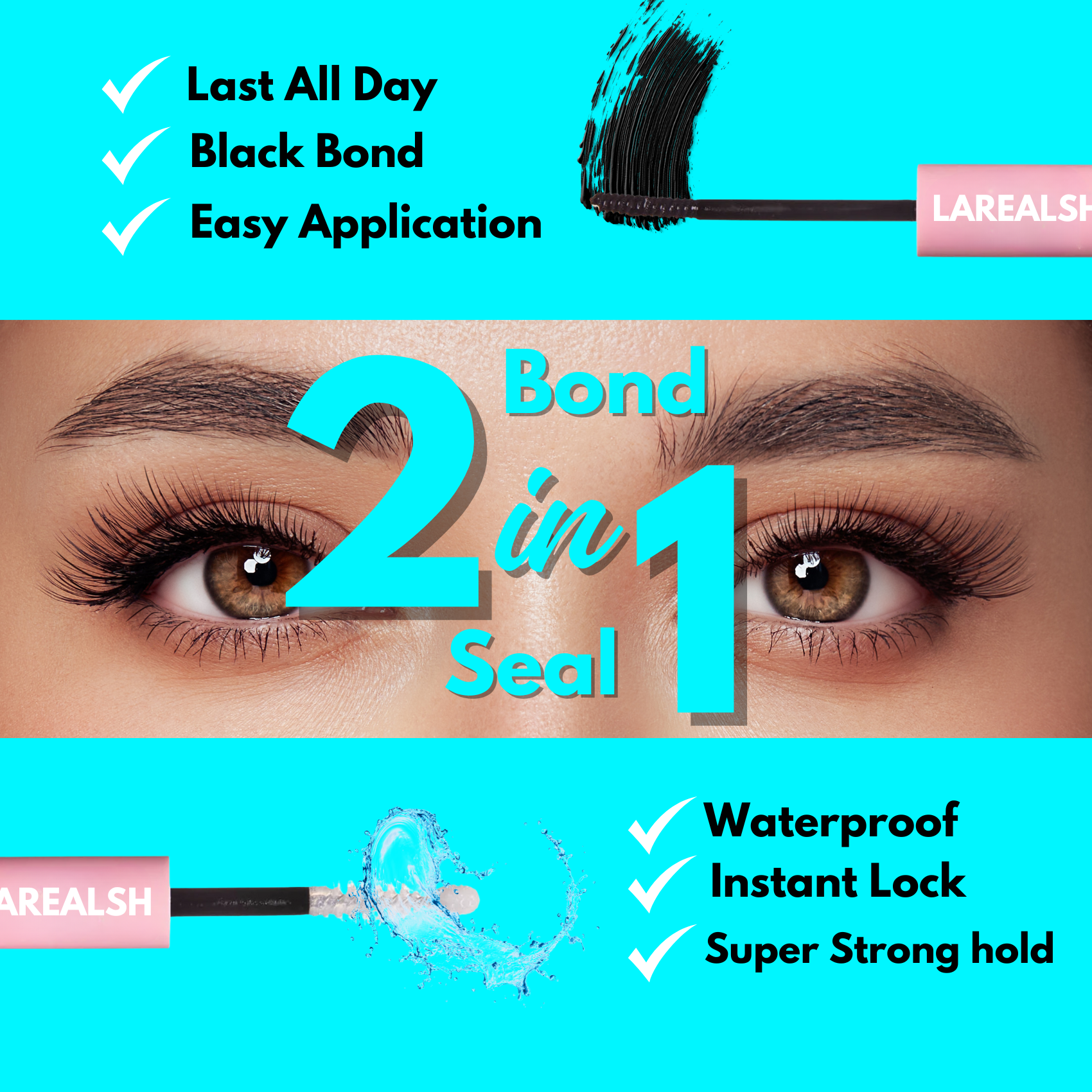 240pcs 30D Lash Cluster DIY Eyelash Extension Kit