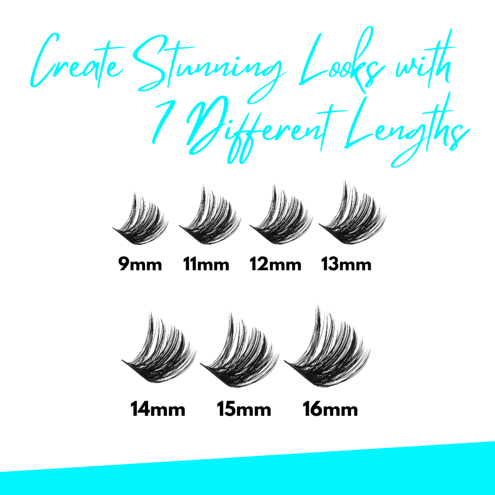Glam Volume Cluster Lashes 168Pcs