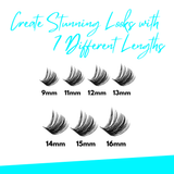 Glam Volume Cluster Lashes 168Pcs
