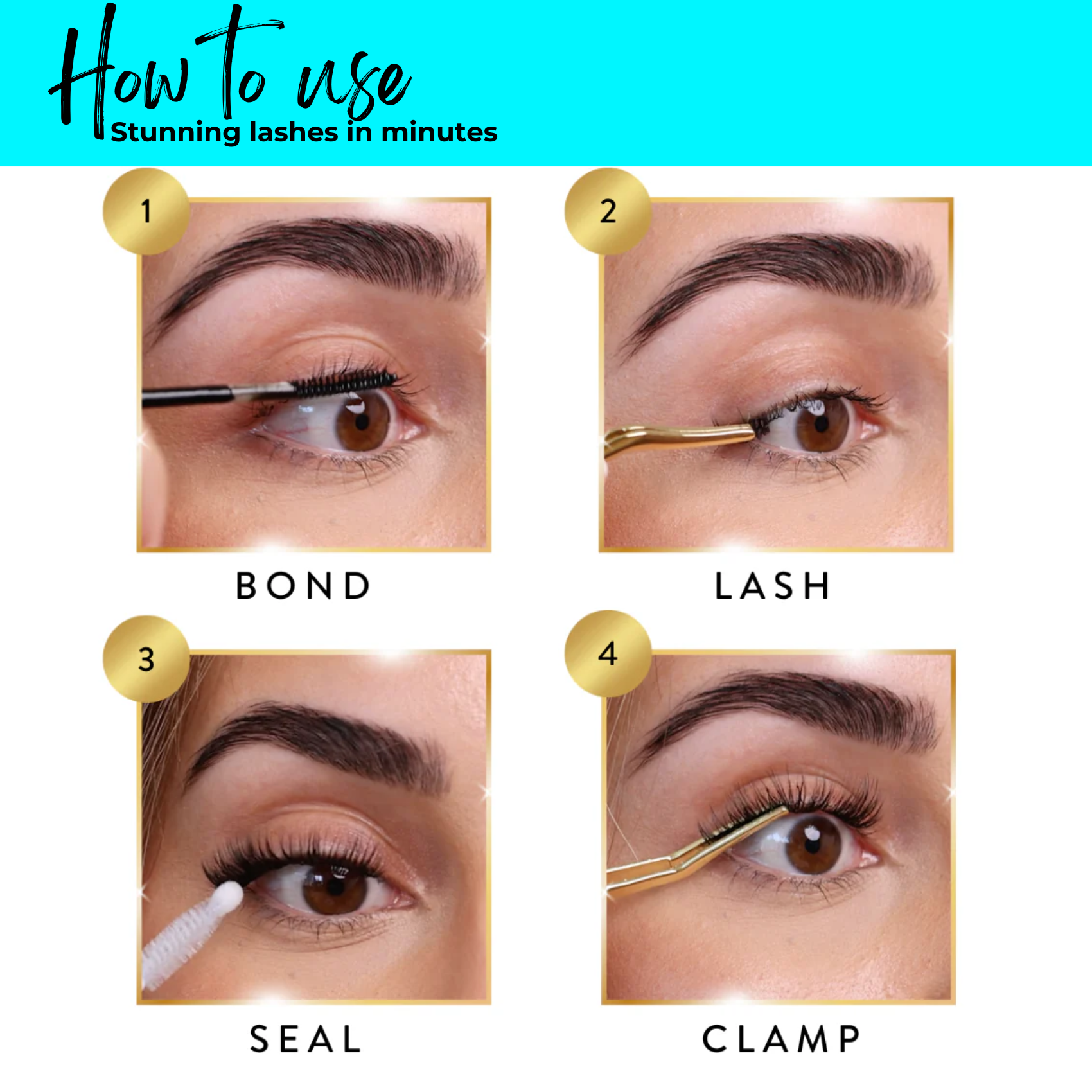 Aurora 140pcs Natural Cluster Lash Extension 8-16mm Mixed